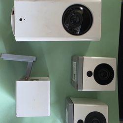 Wyze in house security cameras.