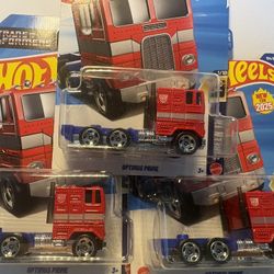 Hot Wheels 🛞 Optimus Prime (each)