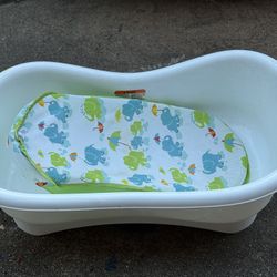 Baby Bath With Elephant Design 