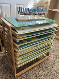 Montessori Puzzle Maps with Stand