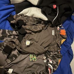 Nike Tech And Two Bape Hoodie 
