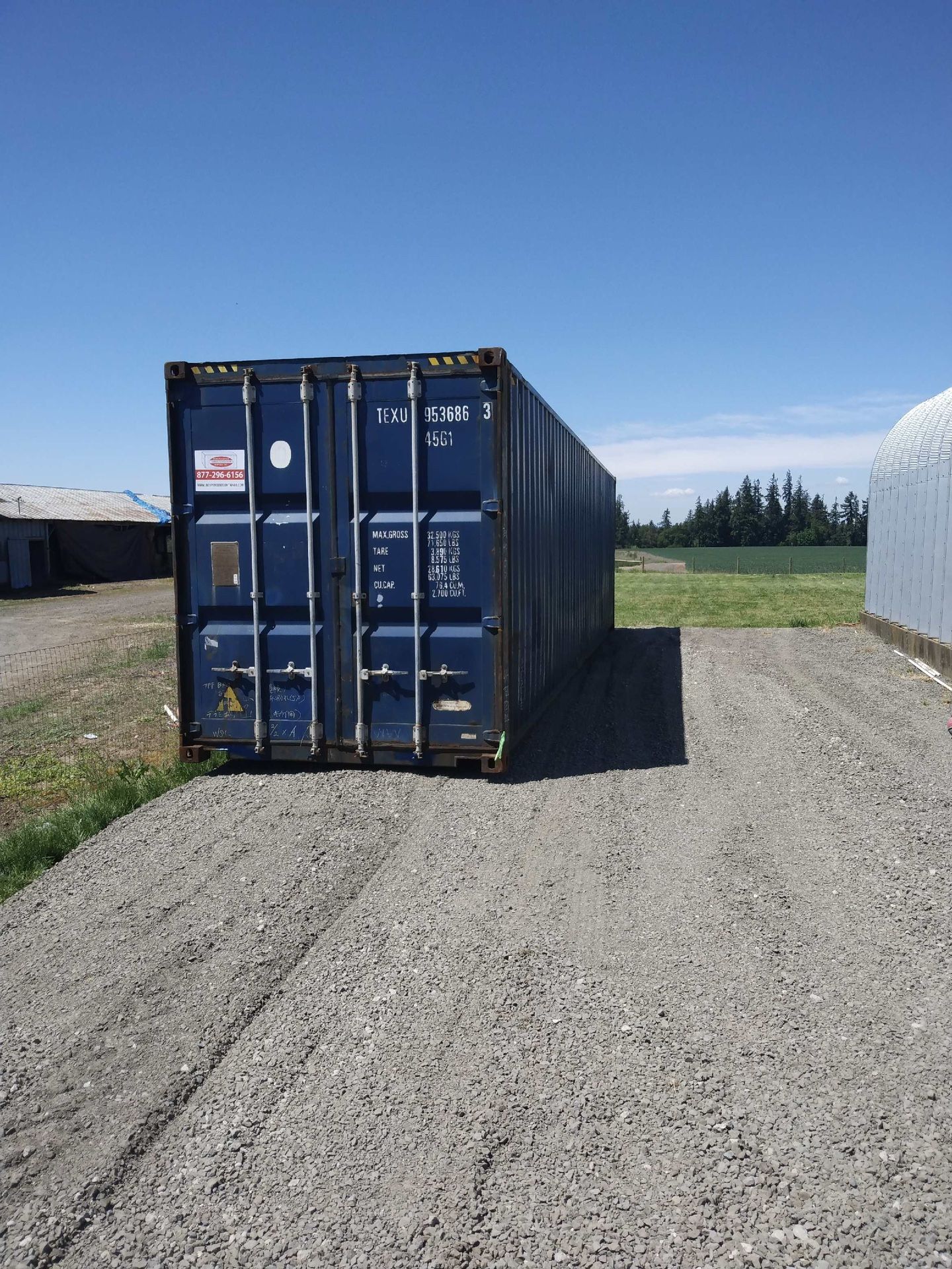 Used 40’HC Steel Storage Container