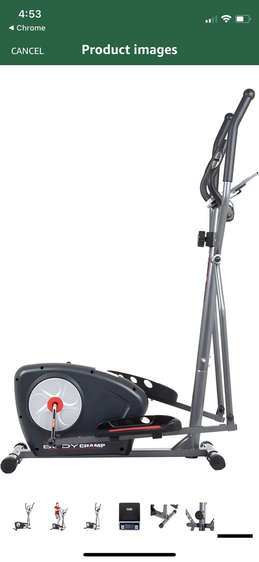 Body Champ Elliptical Machine Trainer