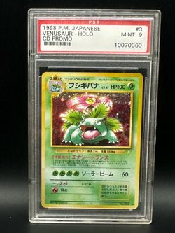 Venusaur CD promo PSA 9