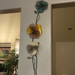 Flower wall art