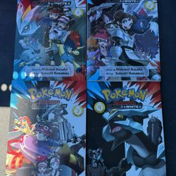 Pokemon black 2 And White 2 Complete manga Set 1-4
