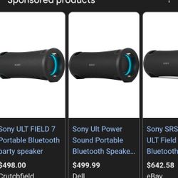 Portable Sony Bluetooth Speaker