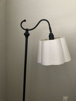 Black floor lamp