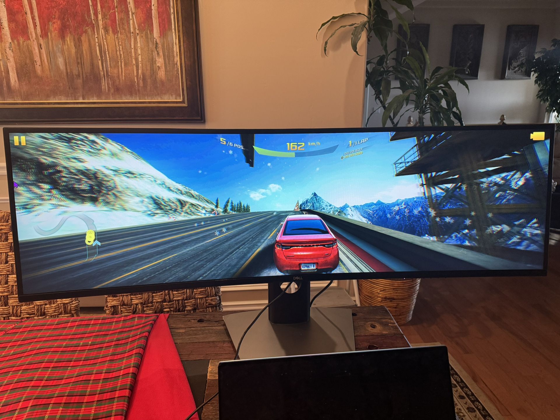 Dell UltraSharp U4919DW 49 inch Dual QHD Curved Monitor - 8ms Response Time, 2X HDMI, 1x DP, 5X USB Downstream, 2X USB Upstream 3.0, 1 x USB Type-C