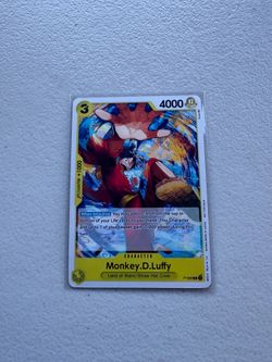 Monkey D Luffy Card
