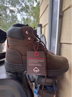Leather boots
