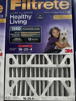 3M Filtrete 16x25x4 Slim Fit Furnace Filter