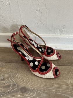 Vintage Christian Lacroix Heels - Size 7.5 (37.5 EU)