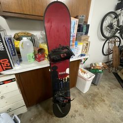 Snowboard With Bindings 