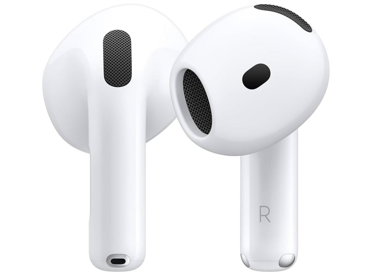 Apple AirPods 4 Wireless Earbuds, Bluetooth Headphones, with Active Noise Cancellation,