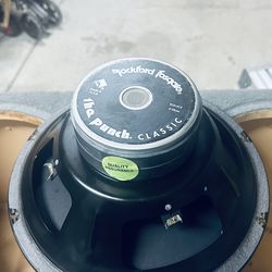 2-12 inch Rockford Fosgate  Classic