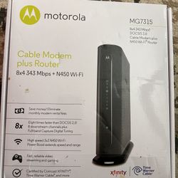 Motorola MG7315 Modem WiFi Router Combo 