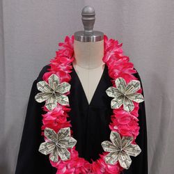 Graduation Lei Silk Flowers /Ready For Pick Up 