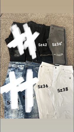 Men’s Jeans ( All Sizes Posted On Pic)$10 Each 