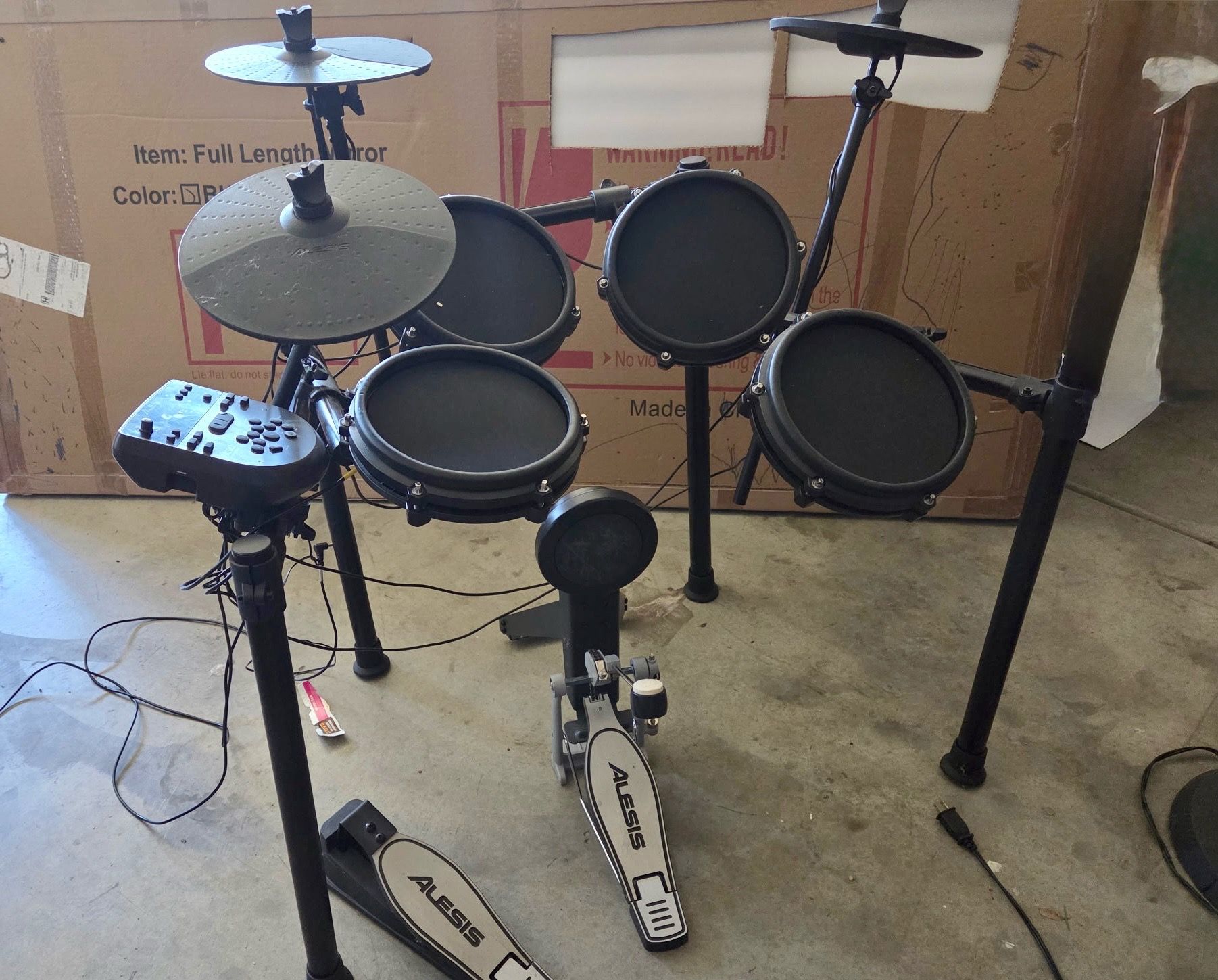 Drum Set Electric - $150