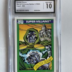 1990 Marvel Universe Series I Doctor Doom 