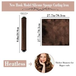 Heatless Hair Curling Rods 
