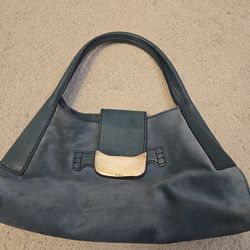 TOD'S genuine suede hobo handbag