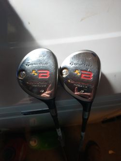 TaylorMade Burner Rescue 3 & 4 Wood Golf Clubs. 