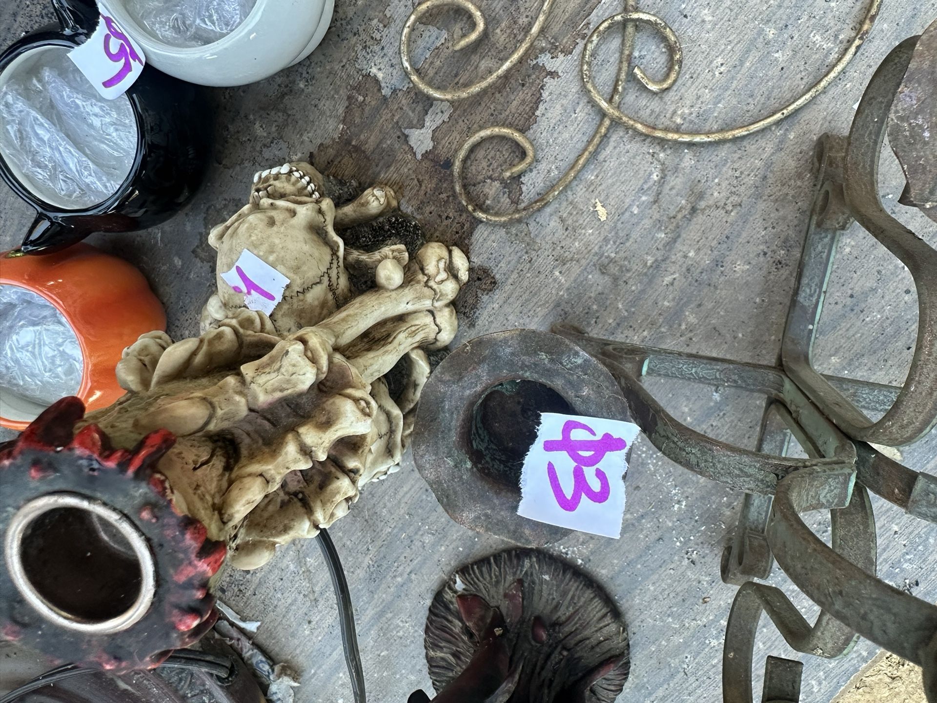 Skeletal Candle Holder