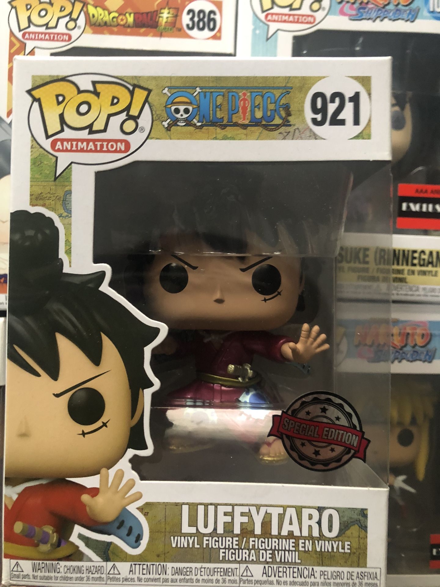 metallic luffytaro funko pop