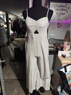 NWOT loft Beach wide leg jumpsuit
