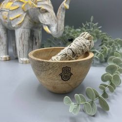 Smudge and Ritual Offerings Bowl - Hamsa