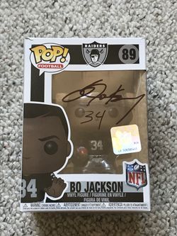 BO JACKSON SIGNED OAKLAND RAIDERS FUNKO POP FIGURE for Sale in San Jose, CA  - OfferUp