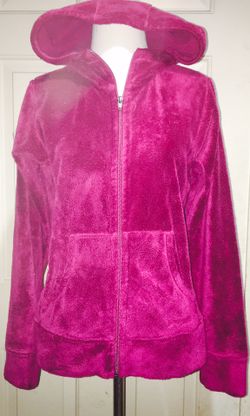 PATAGONIA Sz small fushia fleece jacket great Condition