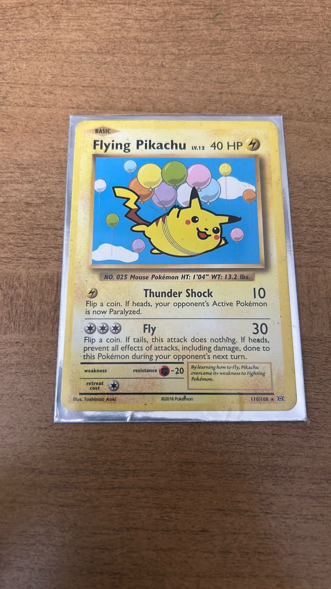 Rising Rivals Flying Pikachu 110/108