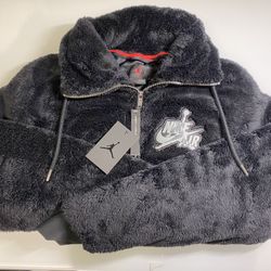 Jordan AUTHENTIC NIKE  1/2 ZIPPED SHERPA JACKET