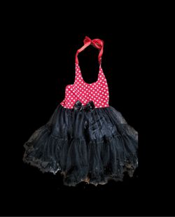 Girls Minnie Mouse Halter Dress Size Large