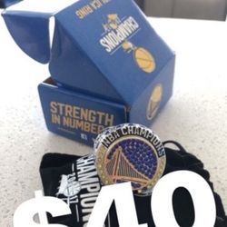 Warriors Championship Ring (Heavy) golden state