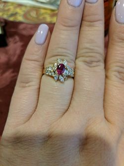 Ruby and Diamond Ring