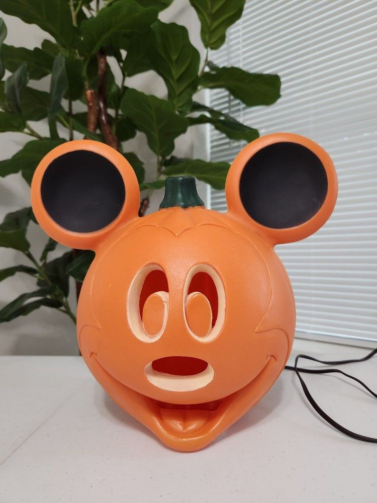 Mickey Mouse Light Up Pumpkin Blow Mold