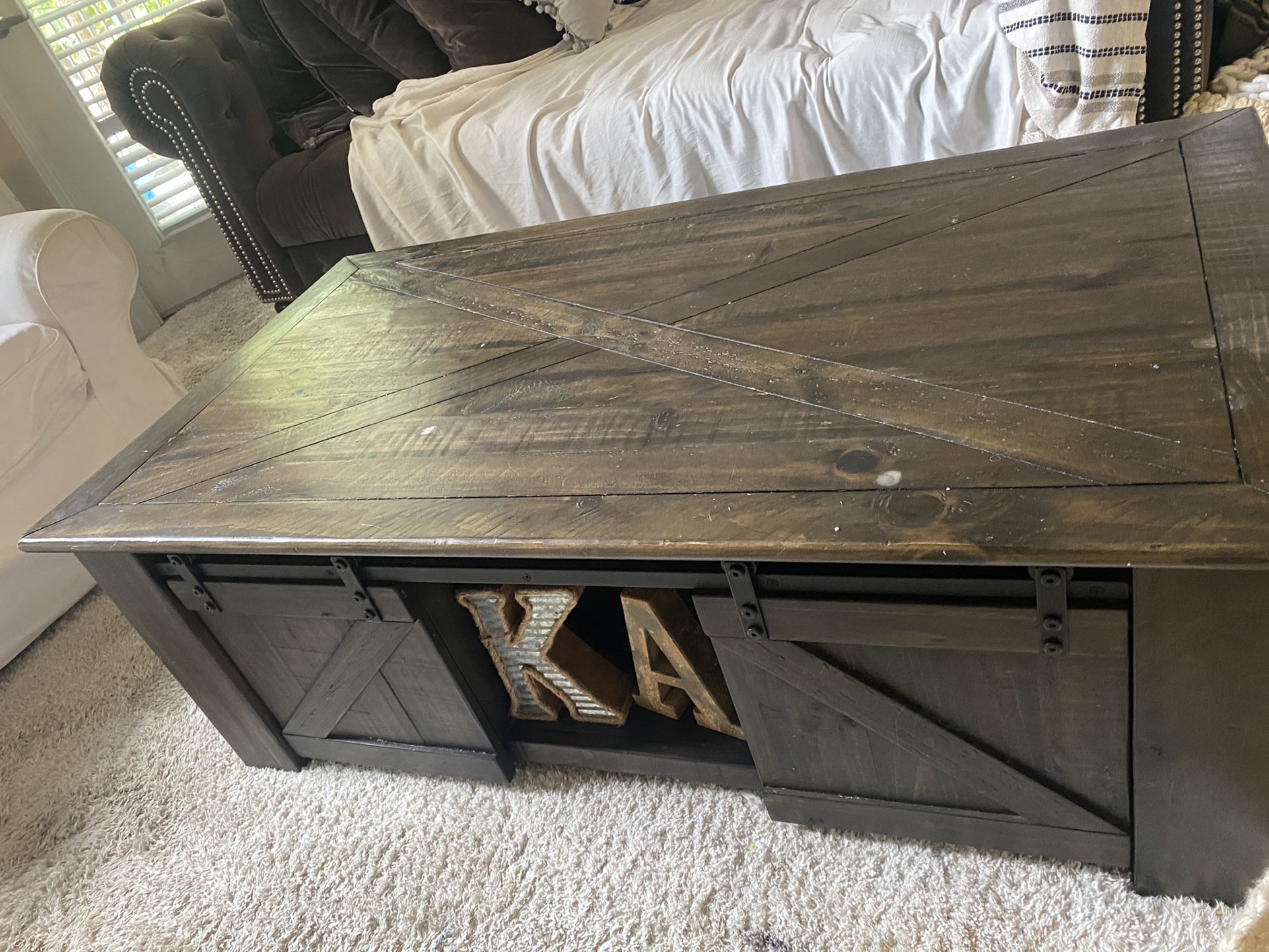 farm style coffee table 