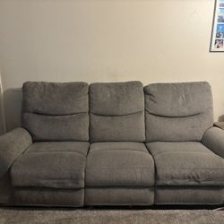 Recliner Grey Sofa