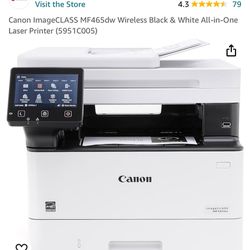 Canon ImageCLASS MF465dw Wireless Black & White All-in-One Laser Printer