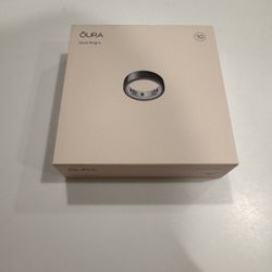 Oura Gen. 4 Ring Size 10 Black