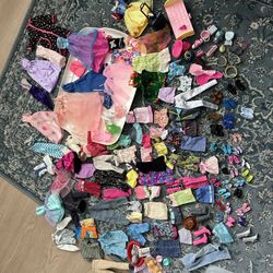 Assorted Barbie Clothing 