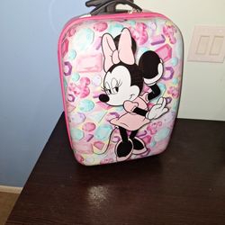 New Dysney Minie Mouse Carry On Suitcase