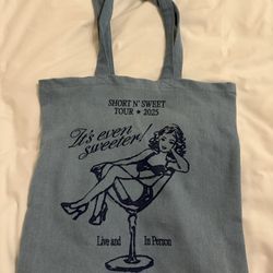Sabrina Carpenter Tote Bag Tour Merch