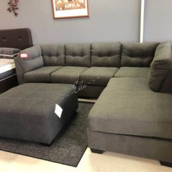 📌Maier 2-Piece Sectional with Chaise$10 Down Payment Financing and delivery Available 