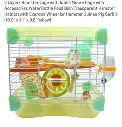 Hamster or small rodent cages with accessories brand new in box