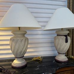 2 Large Lamps
